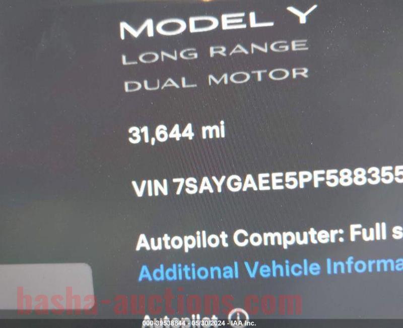 2023 TESLA MODEL Y